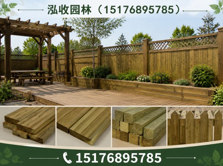 庆阳京津冀防腐木工程展示图